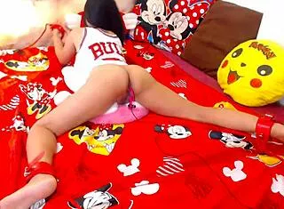 Skinny asian slut takes first time bruno bbc creampie deep