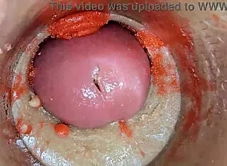 Camera Deep Inside Oiled Tight Pussy Captures Huge Creampie ASMR