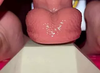uh tiny redhead bouncin on that huge old cock...