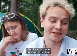 Vip4k. Shy Couples Get Horny Licking Asses in Forest Before Wild 4Some Fucks