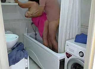 mature milf cleans cock with mouth then takes anal pounding