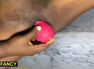 Curvy blonde roommates scissor with huge natural tits and dildos