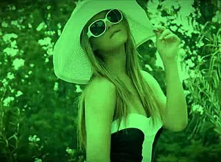 jillian jansen sunbathes then rides seth's cock poolside pussy pounding