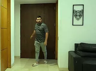 stepdaughter sneaks stepdad into bathroom for secret deepthroat face fuck