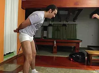 cristina's brutal femdom ball kicking fetish comic highlights