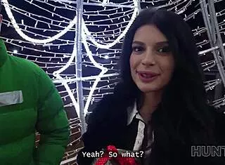 i start strippin' for this huge cock then get pounded hard on christmas... perfect czech nympho body!