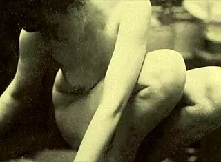 two centuries of hairy muffs licked in vintage muff diving!
