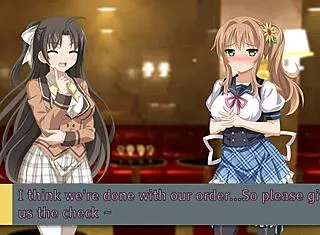 Tipsy Japanese Girlfriend Teases with Handjob?