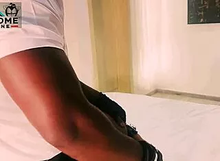 free use ebony latina petite pussy bent over doggystyle in guest room