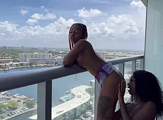 DESTINY 18+ MIRA And MAJESTY'S NASTY Wet PUSSY Lick In MIAMI!