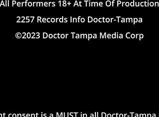 dr tampa gyno exams mia's latex pussy up close with xander