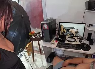 Lyah Silva's Bareback Brazilian Dildo Party Debuts Juicy Shaved Pussy and Big Ass