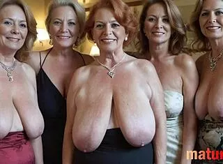 busty saggy granny gilf dreams come true with huge boobs 😍🍒
