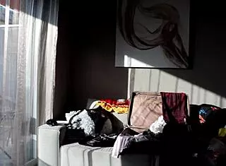 super sexy tattooed cheerleader teases upskirt pussy in bathroom