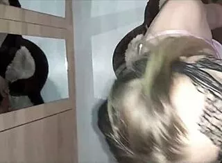 Neighbor Girl Next Door Rides Cock Cowgirl After Wet Pussy Lick Creampie