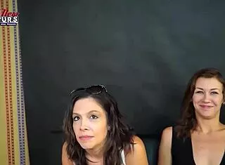 petite coeds jamie and meredith lick wet shaved pussies