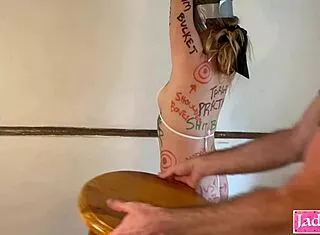 trash can cum whore body writing rough humiliation bdsm fuck