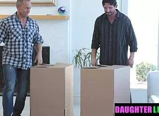 stepdads pull out cocks for stepdaughters in taboo 4some orgy daddy fantasy