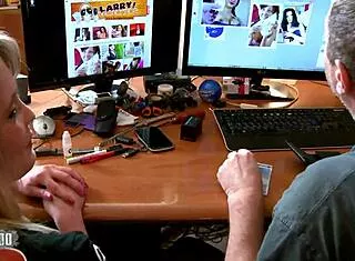 larry fucks me his horny secretary bitch deep