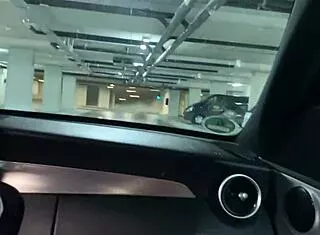 she spreads wet pussy with vibrator for risky bar orgasm. lovense controls it all