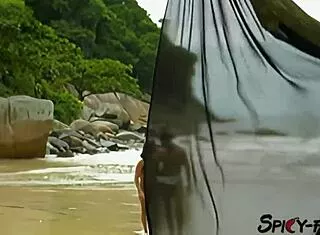 Amateur Facial Cumshot in Steamy Vintage Fuck