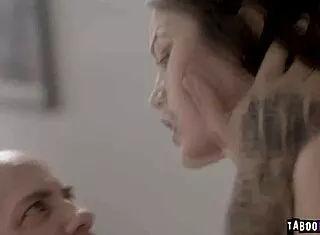 daddy's old cock slams kendra spades' hairy asian pussy after sloppy head!