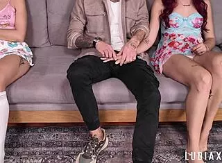 perv stepdad rips clothes uses teen stepdaughter near shy twin sis