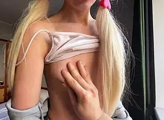 while parents at work 19yo stepsis lets stepbro cum quick in her panties