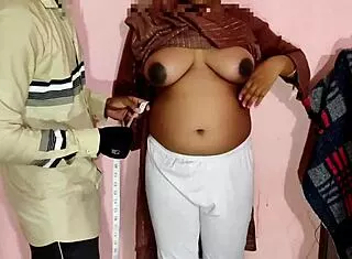 Tailor, you touched my pussy—now fuck this desi bhabhi!