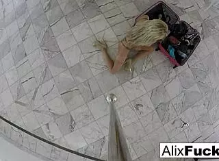 creeper cam catches alix lynx stripping her big tits nude