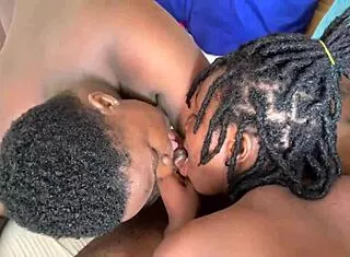 WOW! BISEXUAL AFRICAN LESBIANS Fuck BIG BLACK COCK – PEE Mouth!