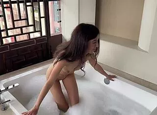 grabbed a sad hotel girl and fucked her hard till face cum