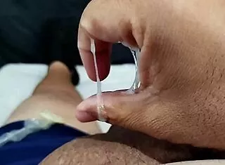 couldn't handle watching my ex masturbate so i jerked my tiny dick watching her