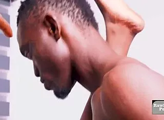 hajiya gets fucked hard outdoors after ramadan ends in public passion