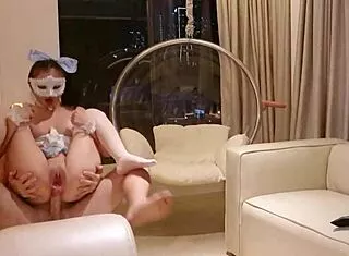 Tiny Asian Pornstar Maid Cosplay Takes Anal Dildo Toys Hard
