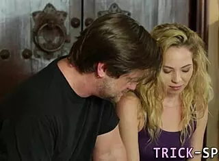 old man spies petite blonde babe fingered to jizz explosion