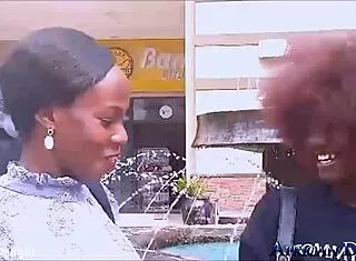 two juicy black lesbian sluts rip clothes in forest for wet public muff diving squirtfest