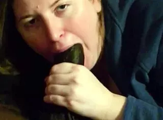 Sexy Amazon Samantha Sucks Cum from Black Monster Cock