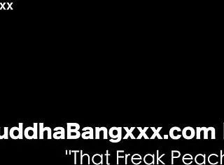 petite ebony freak gets pussy pounded and ass creamed hard
