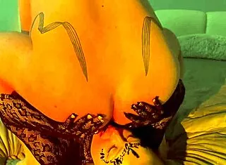 master teaches ass licking anilingus ending in cum swallow