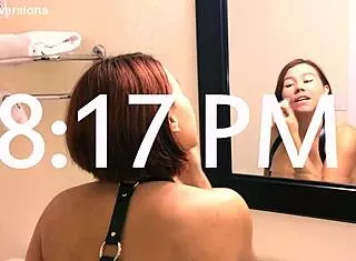 sissy slut bows to monster BBC in kinky femdom worship