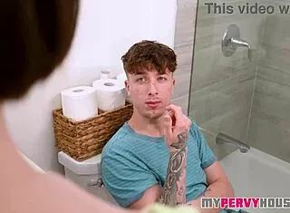 Lucy Lotus sneaks private stepsis surprise tease