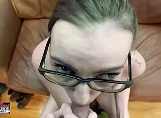 petite olivia deepthroats cock rimjobs then swallows facial cumshot