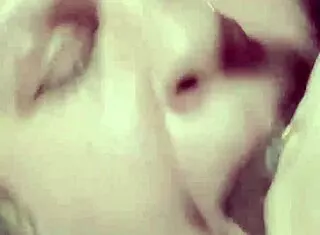 stepsis bbw black fat slut gives sloppy interracial deepthroat facefuck on big bbc