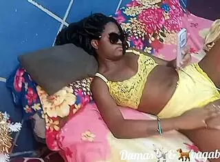 Young African Teen Dreams Erotic Anal with Santa Leo Ogro Cumshot