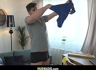 Panties Sniffer Gets Shaved Ass Fuck From Selva Lapiedra!