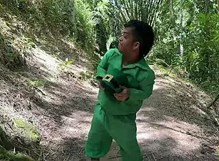 exotic colombian babysitter's big ass milked by tiny dude lost in magic forest?