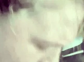 stepsis bbw black fat slut gives sloppy interracial deepthroat facefuck on big bbc