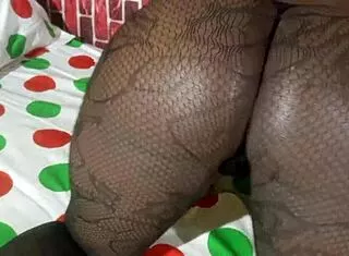he slaps fat ebony big ass wife in fishnets bedroom bliss