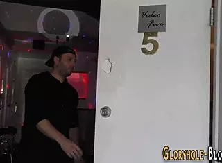 Fucked Whore Deepthroats Huge Black Cock Gloryhole Creampie